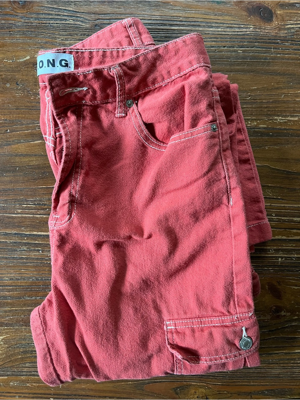 Cargo Pants in Orange